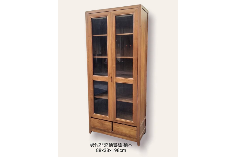 現代二門(下二抽)書櫃